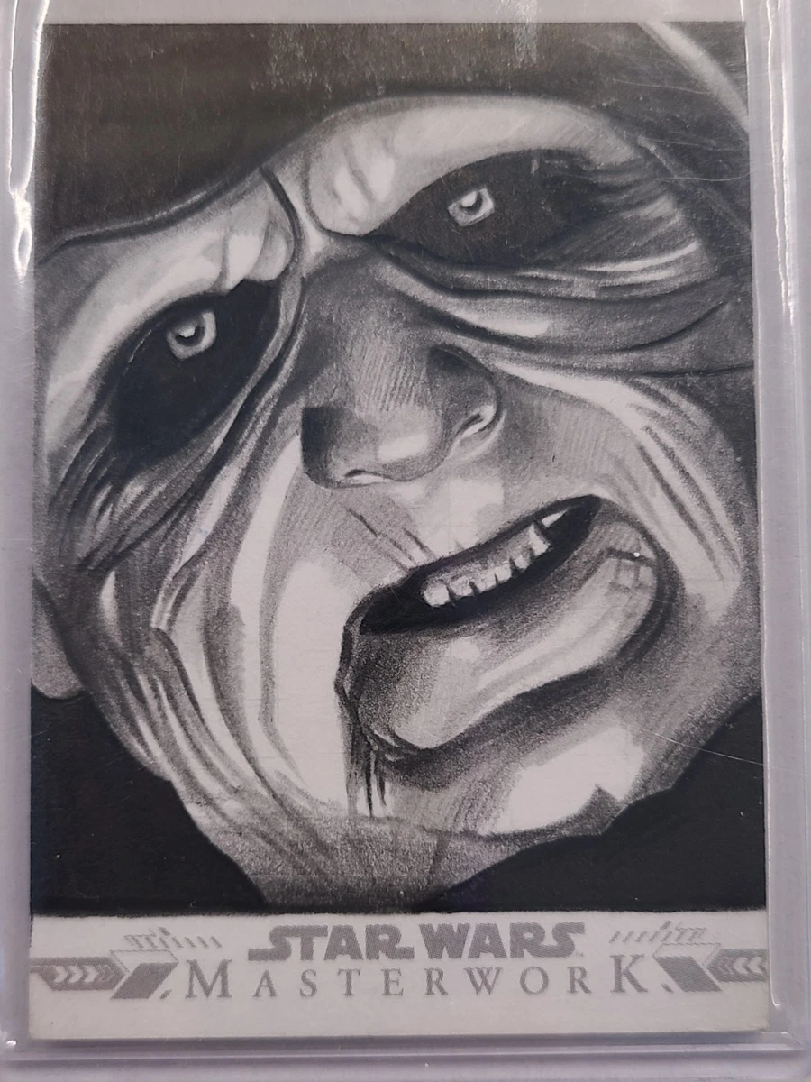 Topps Star Wars Masterwork DARTH SIDIOUS Sketch - YES! DO IT