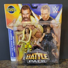WWE Battle Pack Series JAKE THE SNAKE ROBERTS  & DEAN AMBROSE Figure 2014 Mattel