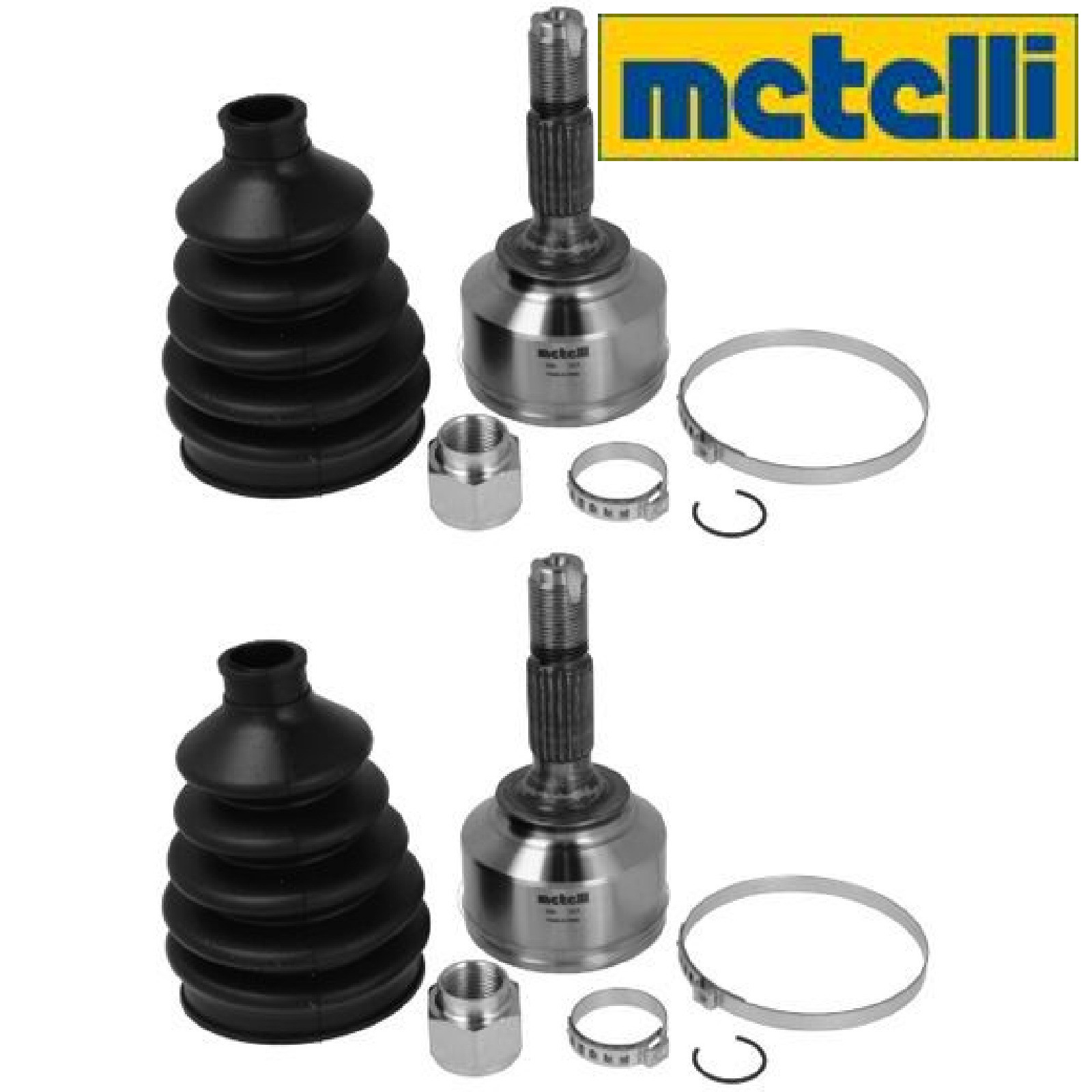 2x Gelenksatz für Antriebswelle metelli 15-1638 2 Gelenksätze Vorne