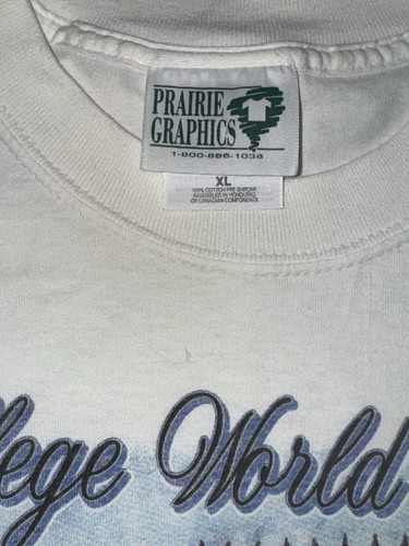 VTG 1999 College World Series Tee 50 Years Rosenblatt Stadium Prairie Graphics - Picture 4 of 4