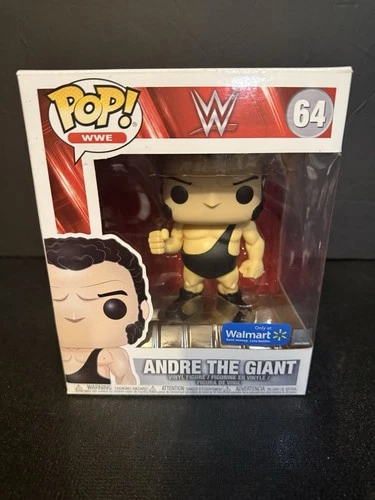 FUNKO POP ! ANDRE THE GIANT 64 WALMART EXCLUSIVE POP WWE BOX NOT MINT Z01