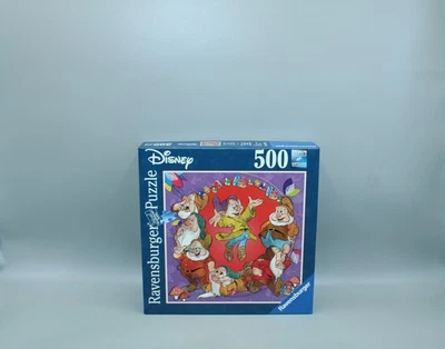 🧩 Die sieben Zwerge Gruppenbild Disney Puzzle 500 Teile Ravensburger jigsaw - Bild 1 von 4