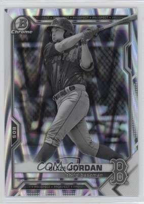 2021 Bowman Draft Chrome Black & White RayWave Refractor Blaze Jordan 0gy1