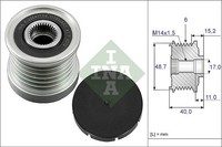 Generatorfreilauf FÜR Renault Espace IV (JK0/1 ) - Schaeffler INA 535 0038 10