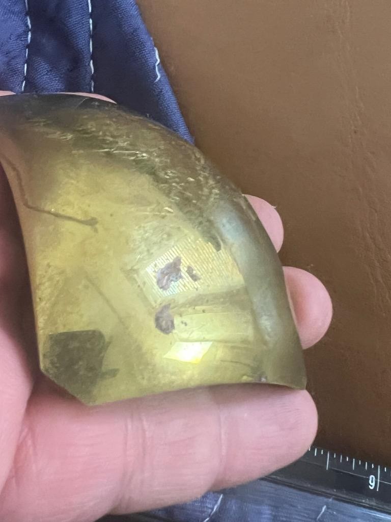 Brass Militia Belt Buckle Antique Military Academy WWI older (H2025H)