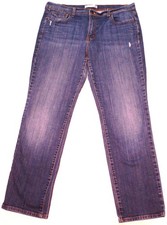 Levis 505 Womens 16 M Straight Leg Stretch Denim Blue Jeans 36X31 