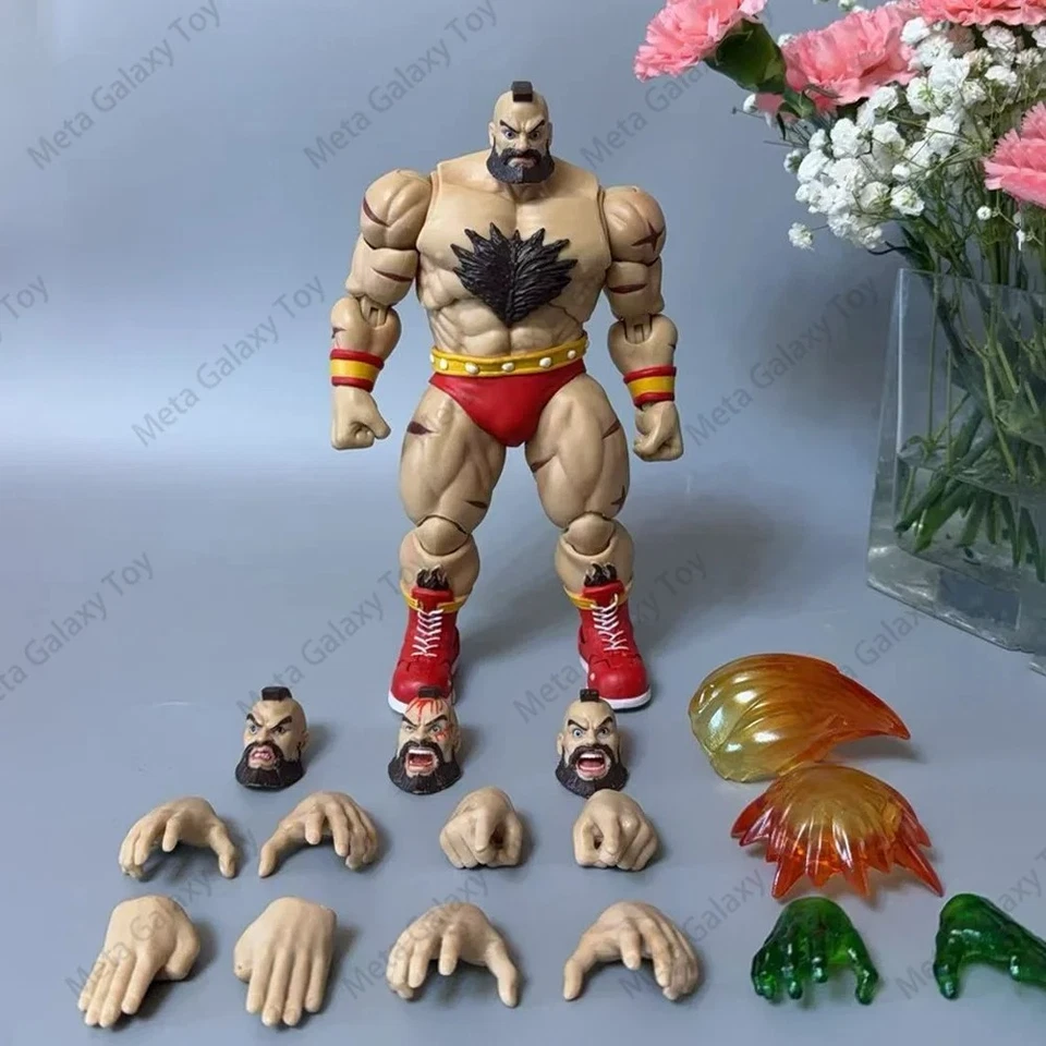 Storm Toys 1/12 ZANGIEF Street Fighter 2 Series Action Figure Full Set 6" Fig - Image 2 of 4
