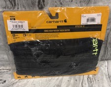 Carhartt Force Heavyweight Neck Gaiter Black OS Regular Wicks Sweat Fast Dry New