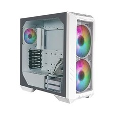 Cooler Master Gaming Mid-Tower PC Gehäuse HAF 500 weiß H500-WGNN-S00 CS8355 v...