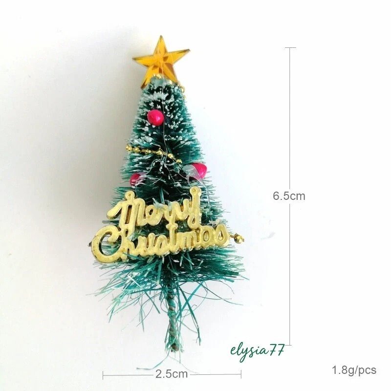 3PC HO/OO 1:87 Scale Miniatures Lot Christmas Trees Holiday Snow Scenery Decor - Image 4 of 4