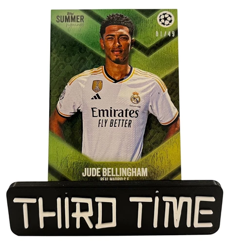 2023-24 Topps UCC Jude Bellingham Summer Star Signing Green /49