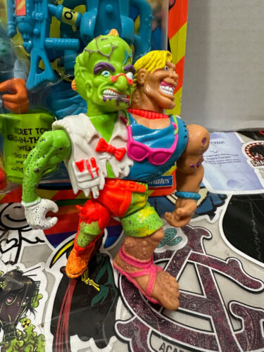 1990 Modellino Toxic Crusaders Nozone nuovo con scatola non perforato - Foto 4 di 7