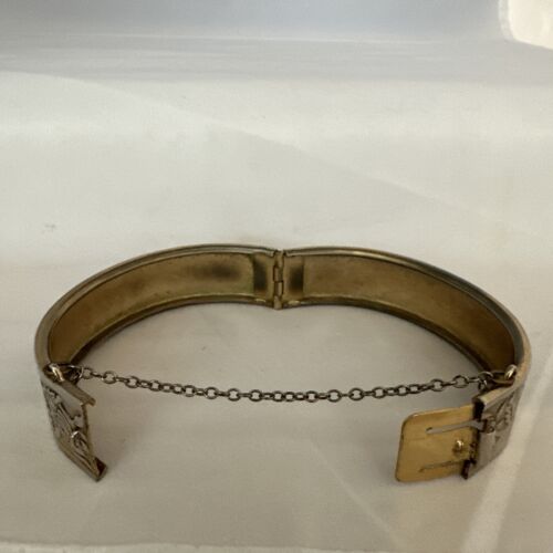 Brazalete brazalete vintage tono plata - Imagen 3 de 3