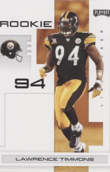 2007 Playoff NFL Playoffs Lawrence Timmons #141 - 1 of 1