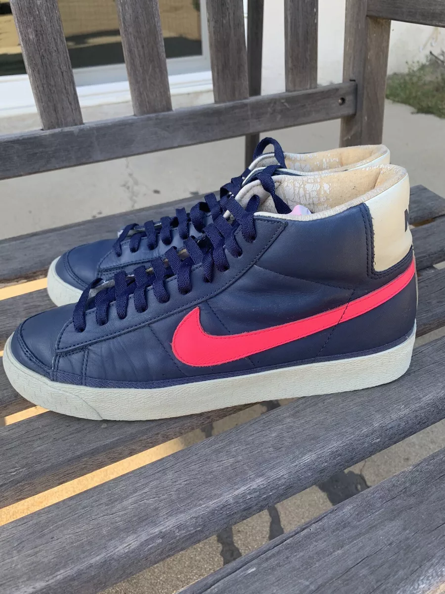 2002 Vintage Nike Blazer Mid X Stussy Navy pink SB Co.Jp Supreme