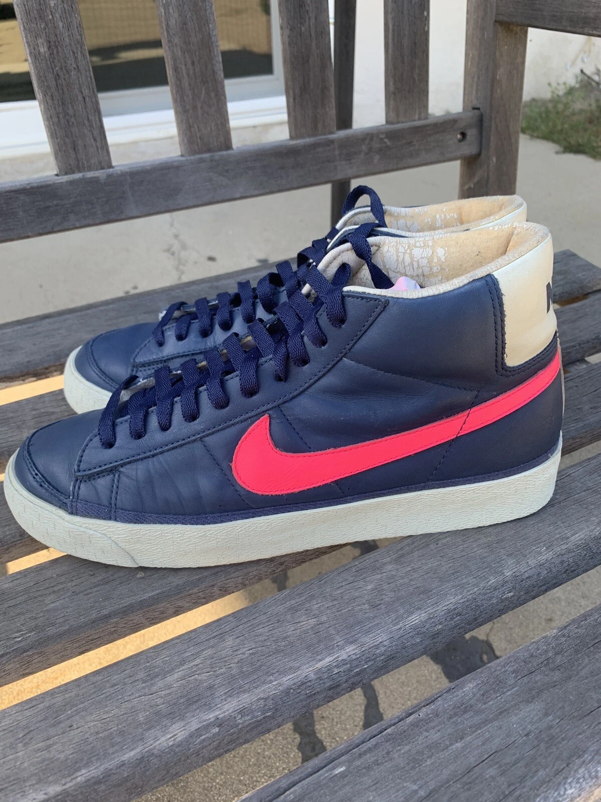 2002 Vintage Nike Blazer Mid X Stussy rose marine SB Co.Jp Supreme Taille 11