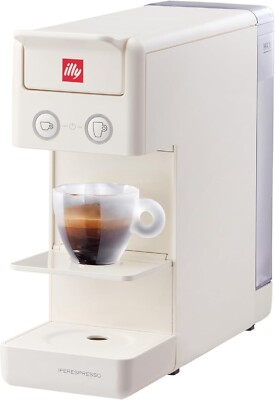 Illy Y3.3 Espresso Machine, Single Serve Coffee espresso machine, White