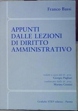 Bassi APPUNTI DALLE LEZIONI DI DIRITTO AMMINISTRATIVO step