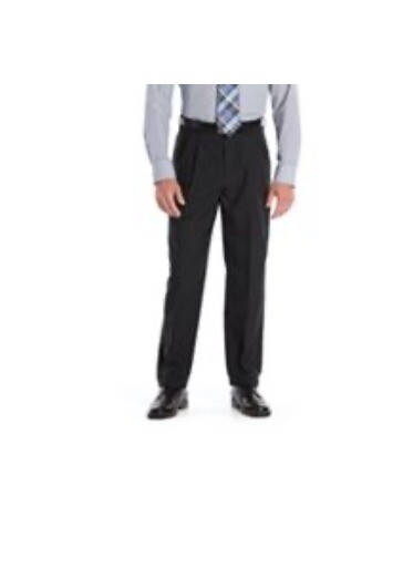 pleated and cuffed dress pants Men's Croft & Barrow Pleated Suit Pant, Size: 40X36, Black