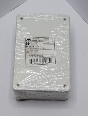 Hammond 1591XXTGY Kunststoff ABS-Gehäuse 123x83x59 grau IP54