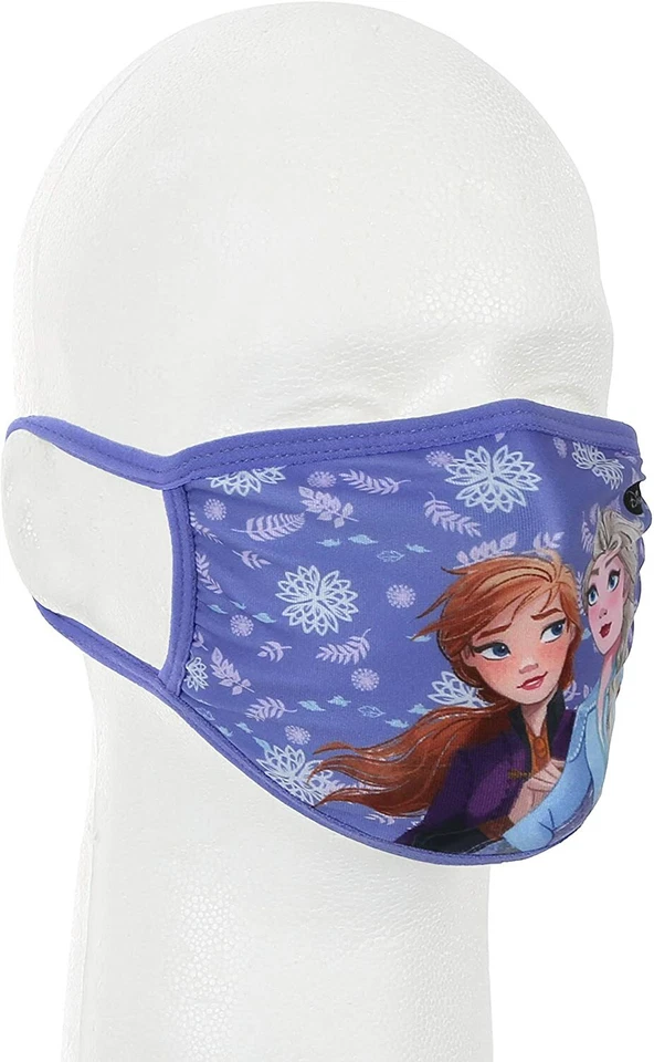 Disney Frozen Elsa Anna Jóvenes Niñas Niño Cubierta Facial Máscara Protector Paquete de 24 Foto 3 de 4