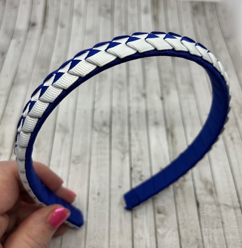 Cobalt and White School Hair Accessories - Picture 35 of 63