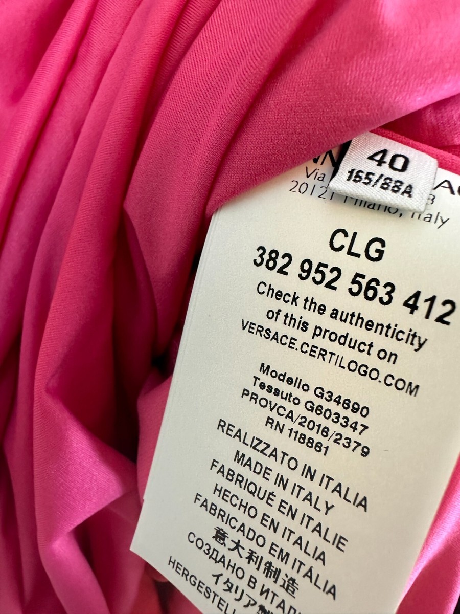 マイ Authentic *CLG* Versace Collection G34690 Green Dress - Size 40 | eBay
