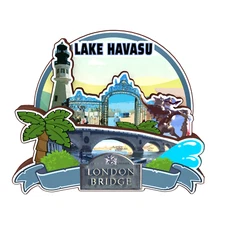 Lake Havasu City Arizona  America Refrigerator magnet 3D travel souvenirs wood