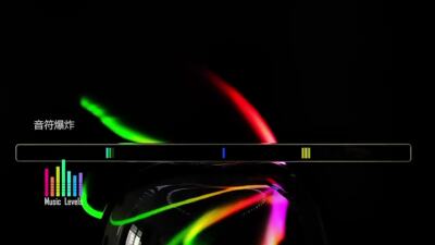 Visualizzatore Audio A LED RGB - Misuratore Livello Sonoro Con Spettro Musicale, 361 Mm