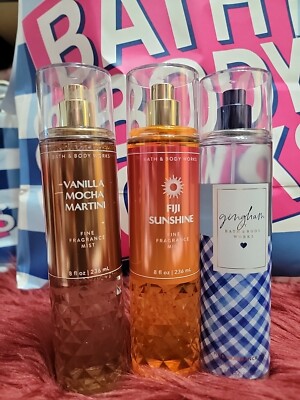 Lot 3 Bath and Body Works Fine Fragrance Mist | eBay