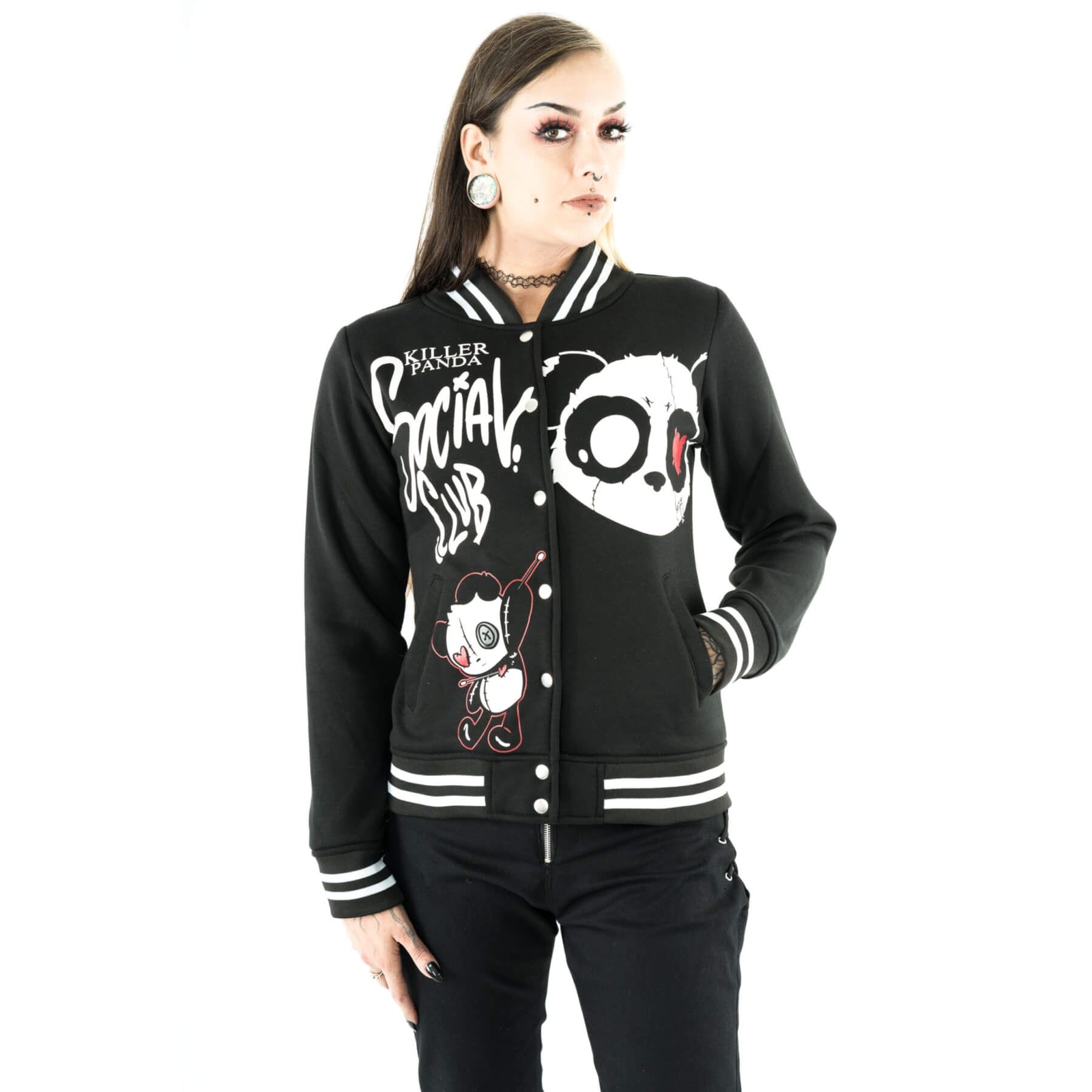 KP SOCIAL CLUB VARSITY LADIES BLACK