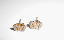 14K GOLD "BUTTERFLY" SMALL EARRINGS