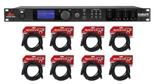 DBX DriveRack PA2 Sound Signal Processor Speaker Manage System+(8) XLR Cables