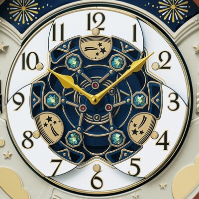 SEIKO RE601B Wall Hanging Analog Clock 52 Melody Songs 30th