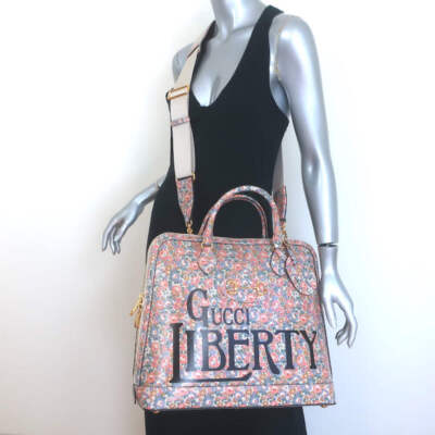 Gucci x Liberty London 1955 Duffle Bag Floral Print Leather Large