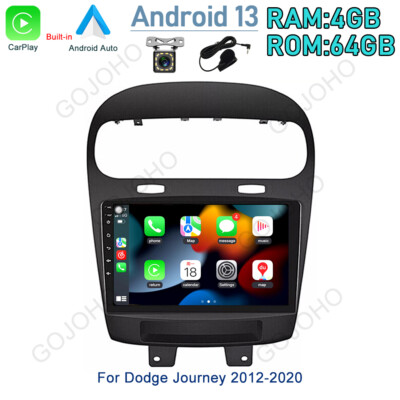64GB Android 13 CarPlay Car Stereo Radio GPS Player For Dodge Journey 2013-2020