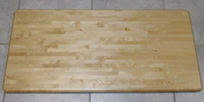 WB Manufacturing Hardwood Butcher Block Top 20 x 42 x 1.25", Penco Products 9636