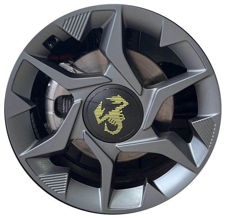 4 brand new 7jx17" wheels Genuine parts New ABARTH 500e, 500e Turismo