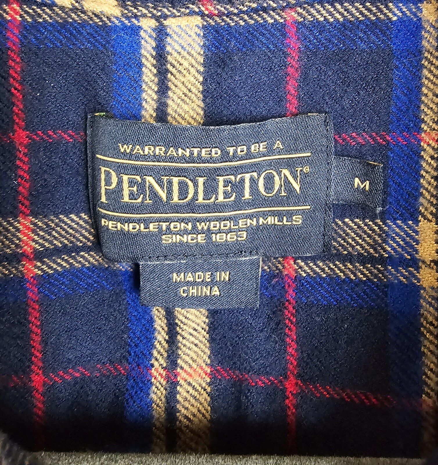 Pendleton Plaid Flannel Elbow Patch Lightweight L… - image 7