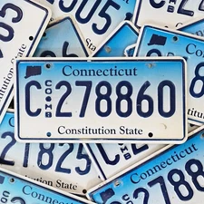 CONNECTICUT COMBINATION LICENSE PLATE 🔥FREE📬🔥 1 RANDOM TRUCK READ DESCRIPTION