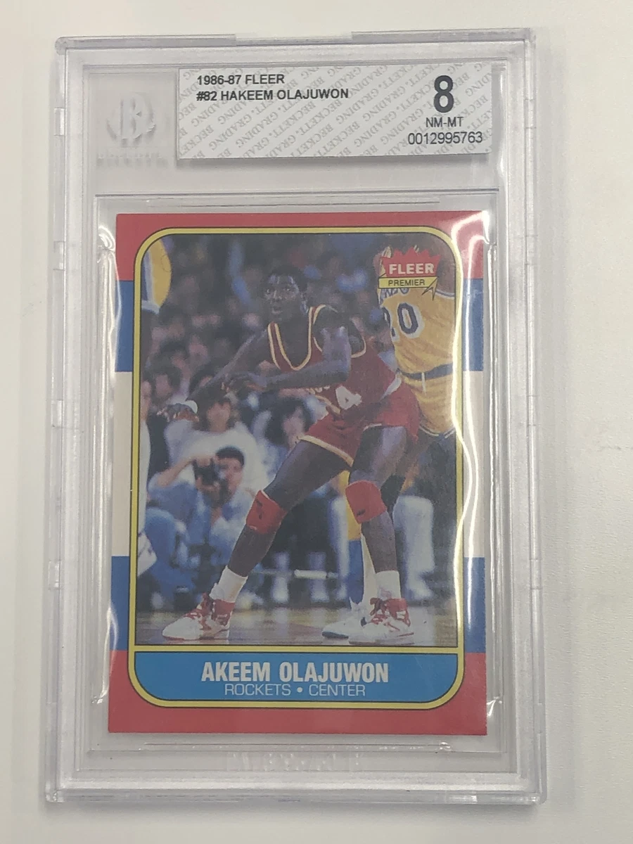 Hakeem Olajuwon Beckett Grading Services (BGS) Basketball Rookie