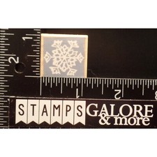 HERO ARTS RUBBER STAMPS A2564 SMALL SNOWFLAKE WOODCUT CHRISTMAS WINTER T20