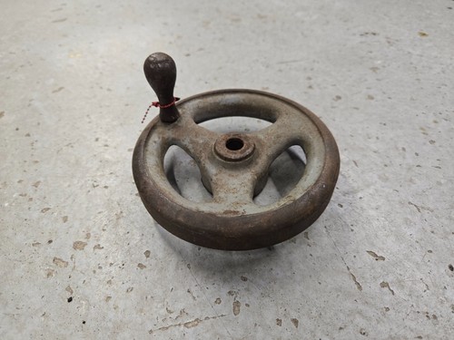 Vintage Gusseisen Durchmesser Griff Drehbank Fräse Handrad Werkzeugmaschine - Bild 2 von 7