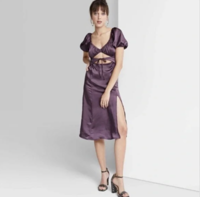 Wild Fable Cut Out Purple Dress, Short Sleeve , Open Belly Size M, XXL | eBay Wild Fable Cut Out Purple Dress, Short Sleeve , Open Belly Size M, XXL | eBay