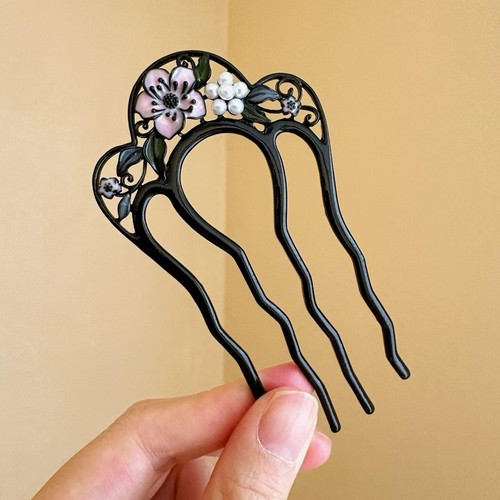 2 piezas Peine para el cabello Accesorios para el cabello Decorativo Torcido Francés Pasadores para el cabello Mujeres Niña - Imagen 2 de 4