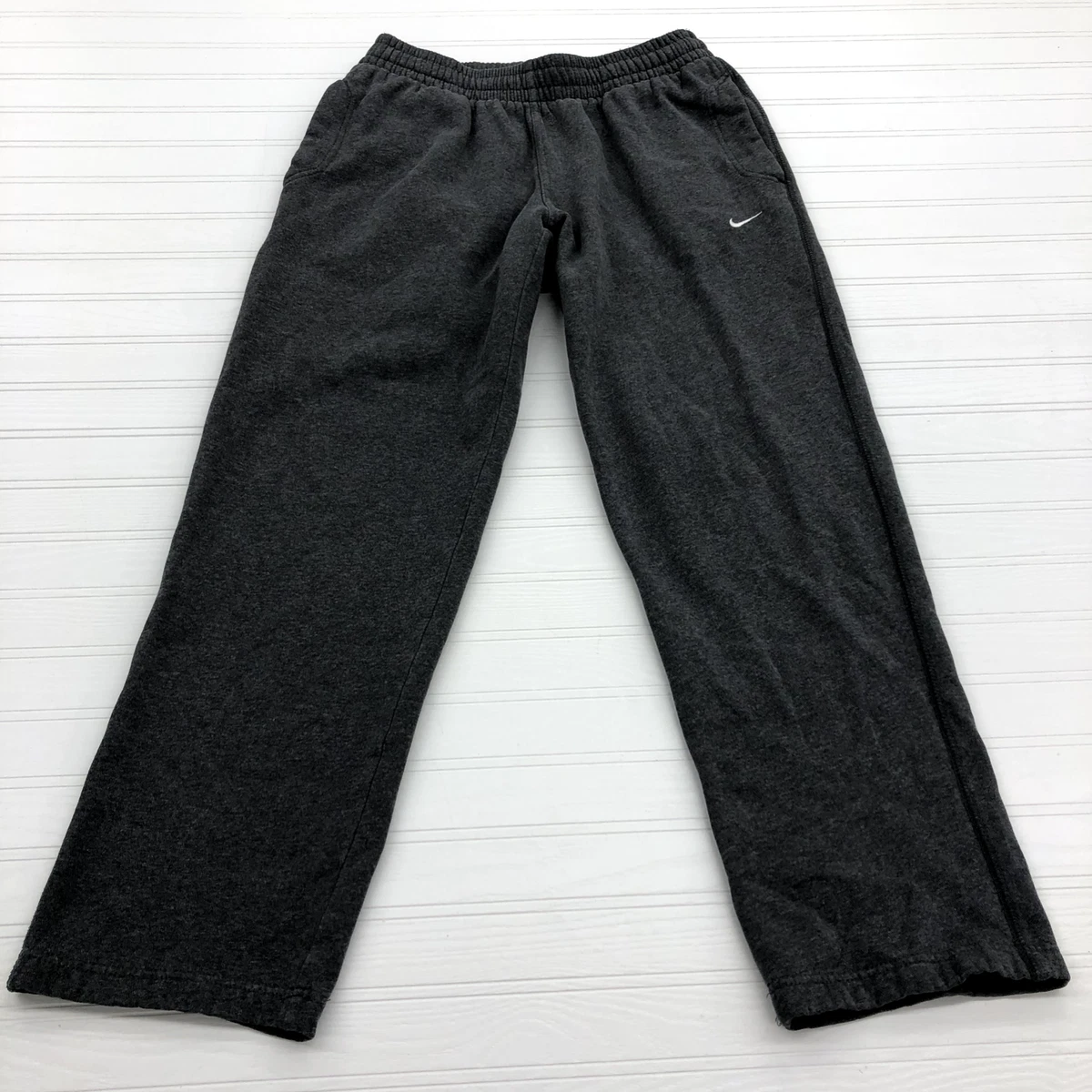 Low Rise Black Straight Leg Sweatpants