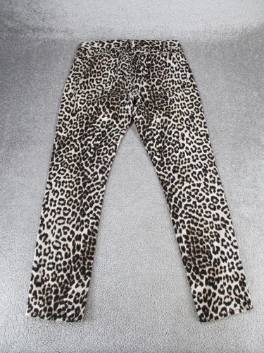Rag & Bone Jeans Womens 28 Leopard Print Denim Boyfriend - Picture 11 of 12