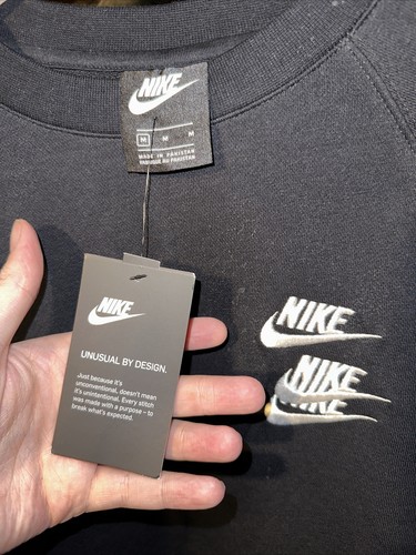 Nike Beaverton Oregon Cities Crewneck Sweatshirt Mens Medium Black NWT NEW - Picture 4 of 8