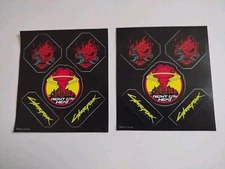 Cyberpunk 2077 - Stickers Decals -  X2 Sheets Stickers Included (As Shown)