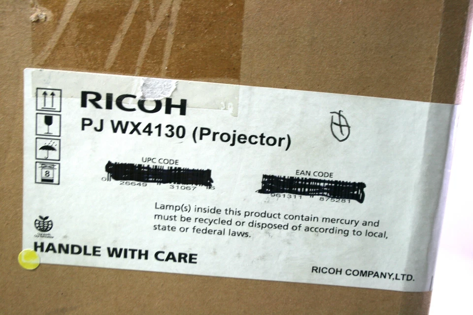 New! Factory Sead! - PJWX4130N  2500 ANSI Lumens Ricoh Portable Projector NEW - Image 4 of 4